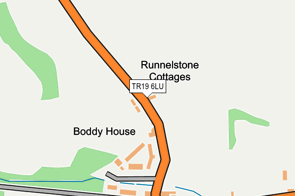 TR19 6LU map - OS OpenMap – Local (Ordnance Survey)