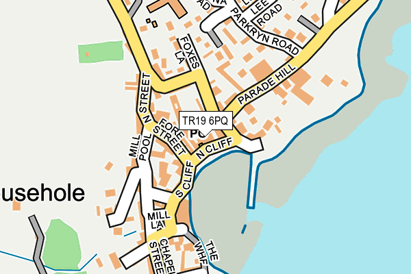 TR19 6PQ map - OS OpenMap – Local (Ordnance Survey)