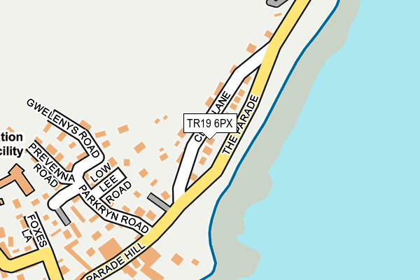 TR19 6PX map - OS OpenMap – Local (Ordnance Survey)