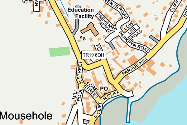 TR19 6QH map - OS OpenMap – Local (Ordnance Survey)