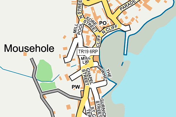 TR19 6RP map - OS OpenMap – Local (Ordnance Survey)