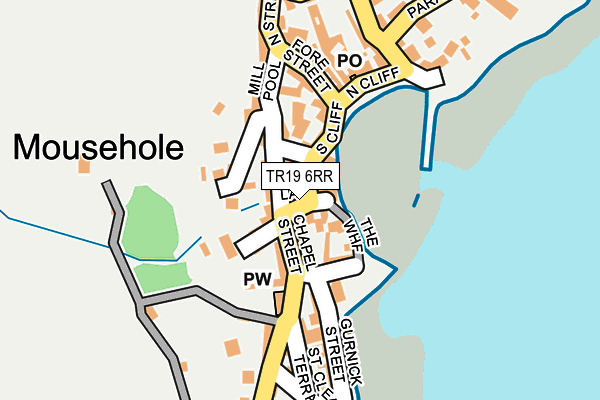 TR19 6RR map - OS OpenMap – Local (Ordnance Survey)