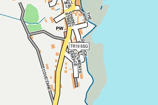 TR19 6SG map - OS OpenMap – Local (Ordnance Survey)
