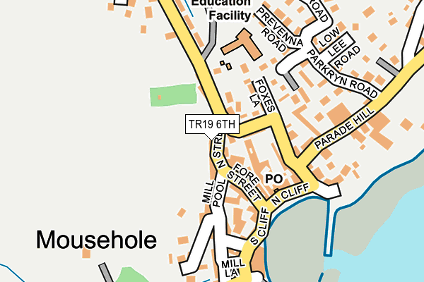TR19 6TH map - OS OpenMap – Local (Ordnance Survey)