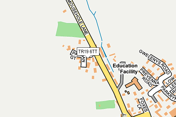 TR19 6TT map - OS OpenMap – Local (Ordnance Survey)