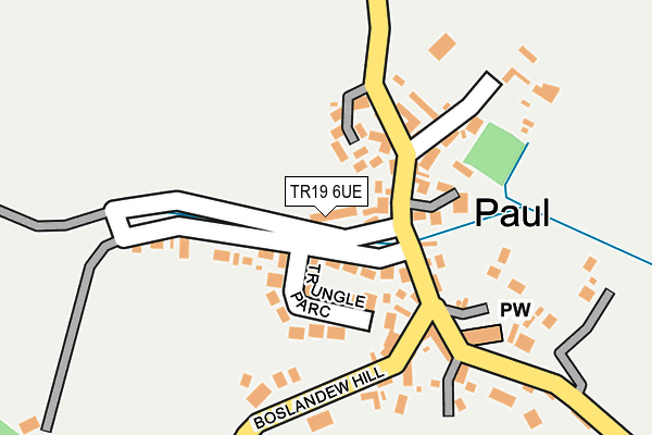 TR19 6UE map - OS OpenMap – Local (Ordnance Survey)