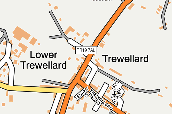 TR19 7AL map - OS OpenMap – Local (Ordnance Survey)