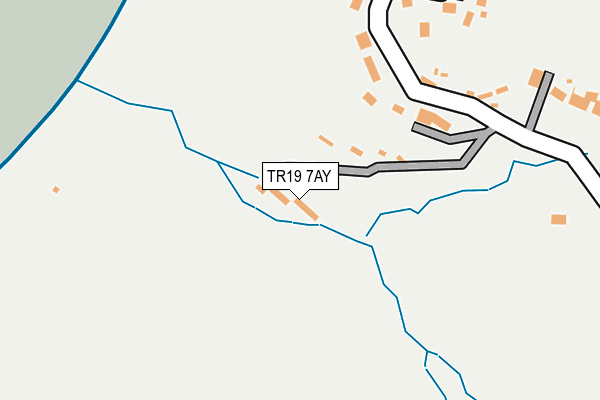 TR19 7AY map - OS OpenMap – Local (Ordnance Survey)