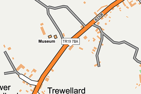 TR19 7BA map - OS OpenMap – Local (Ordnance Survey)