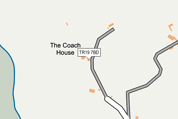 TR19 7BD map - OS OpenMap – Local (Ordnance Survey)