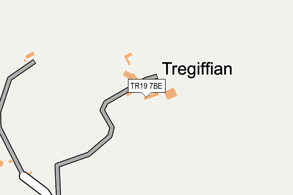 TR19 7BE map - OS OpenMap – Local (Ordnance Survey)