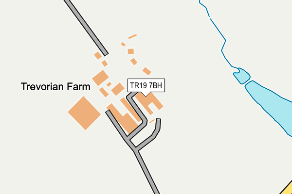 TR19 7BH map - OS OpenMap – Local (Ordnance Survey)