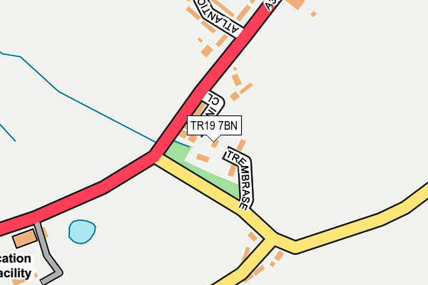 TR19 7BN map - OS OpenMap – Local (Ordnance Survey)