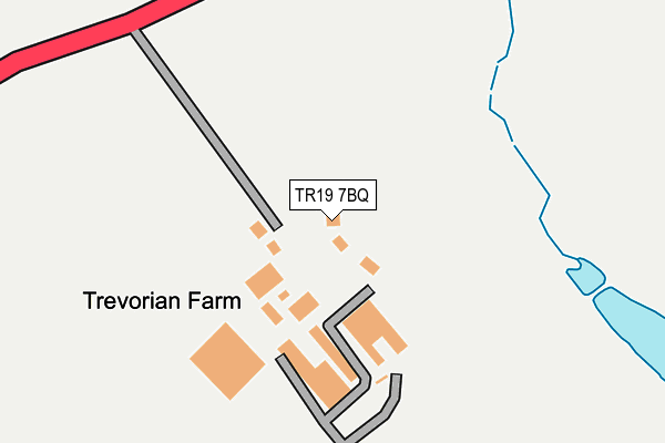 TR19 7BQ map - OS OpenMap – Local (Ordnance Survey)