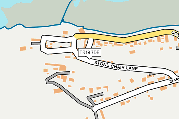 TR19 7DE map - OS OpenMap – Local (Ordnance Survey)