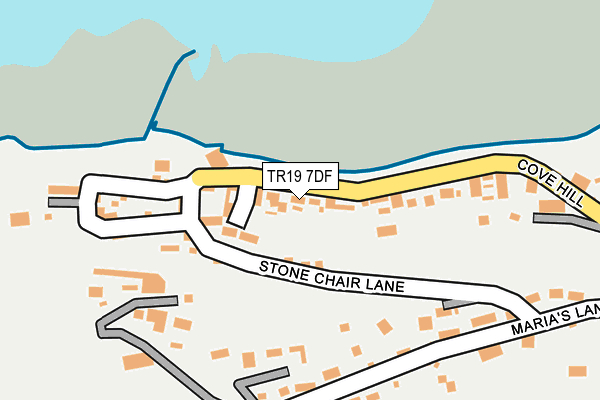 TR19 7DF map - OS OpenMap – Local (Ordnance Survey)