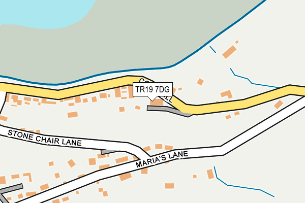 TR19 7DG map - OS OpenMap – Local (Ordnance Survey)