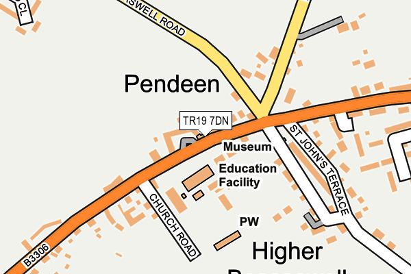 TR19 7DN map - OS OpenMap – Local (Ordnance Survey)