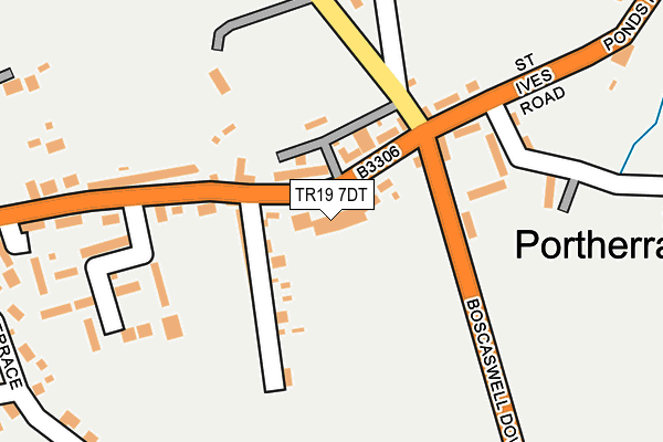 TR19 7DT map - OS OpenMap – Local (Ordnance Survey)