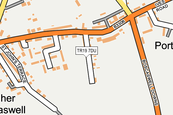 TR19 7DU map - OS OpenMap – Local (Ordnance Survey)