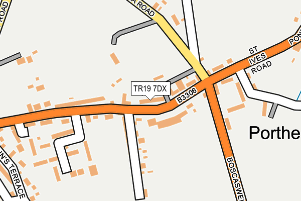 TR19 7DX map - OS OpenMap – Local (Ordnance Survey)