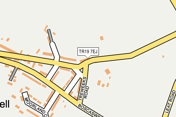 TR19 7EJ map - OS OpenMap – Local (Ordnance Survey)