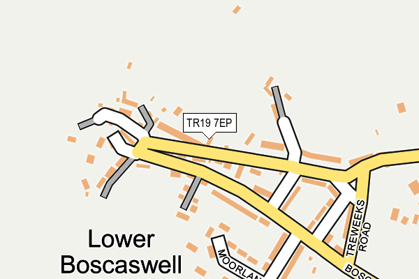 TR19 7EP map - OS OpenMap – Local (Ordnance Survey)