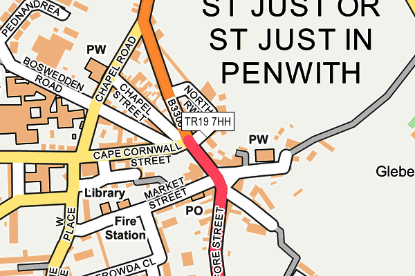 TR19 7HH map - OS OpenMap – Local (Ordnance Survey)