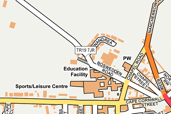 Map of PLAYASOL LTD at local scale