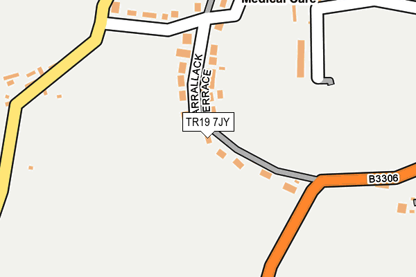 TR19 7JY map - OS OpenMap – Local (Ordnance Survey)