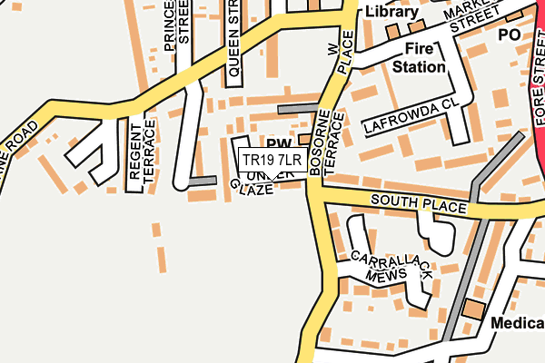 TR19 7LR map - OS OpenMap – Local (Ordnance Survey)