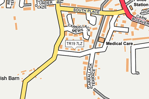 TR19 7LZ map - OS OpenMap – Local (Ordnance Survey)