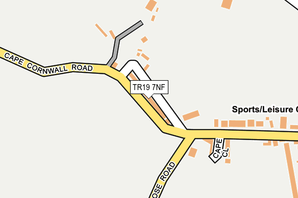 TR19 7NF map - OS OpenMap – Local (Ordnance Survey)