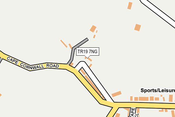 TR19 7NG map - OS OpenMap – Local (Ordnance Survey)