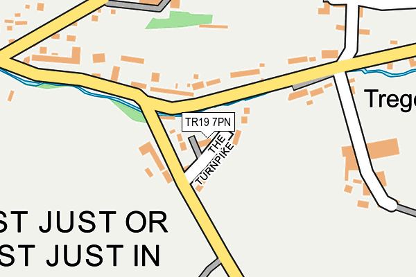 TR19 7PN map - OS OpenMap – Local (Ordnance Survey)
