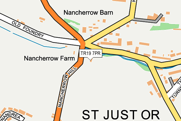 TR19 7PR map - OS OpenMap – Local (Ordnance Survey)