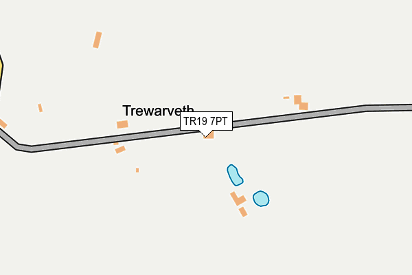 TR19 7PT map - OS OpenMap – Local (Ordnance Survey)