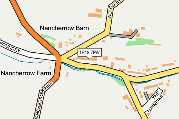 TR19 7PW map - OS OpenMap – Local (Ordnance Survey)