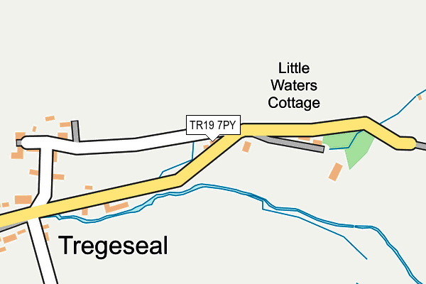 TR19 7PY map - OS OpenMap – Local (Ordnance Survey)