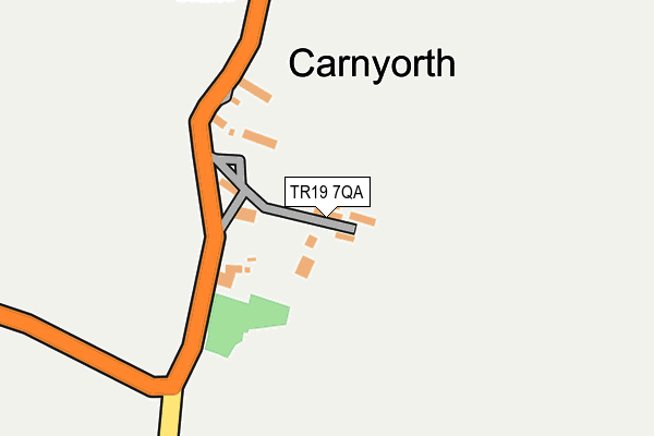 TR19 7QA map - OS OpenMap – Local (Ordnance Survey)