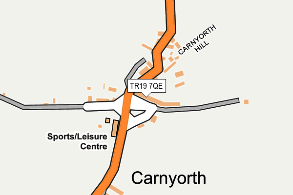 TR19 7QE map - OS OpenMap – Local (Ordnance Survey)