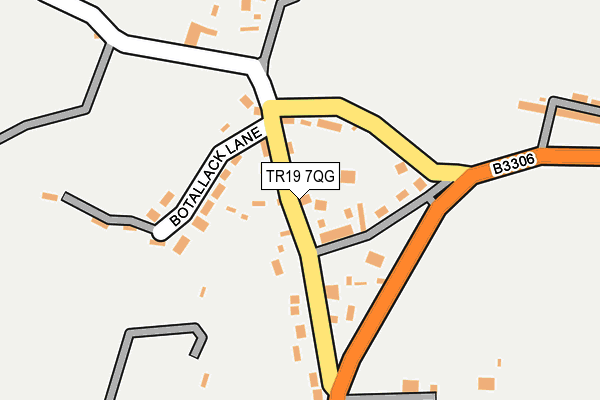 TR19 7QG map - OS OpenMap – Local (Ordnance Survey)