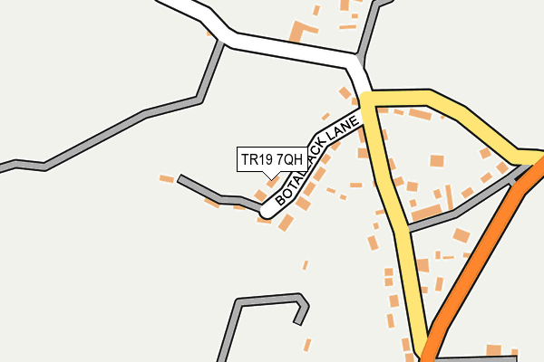 TR19 7QH map - OS OpenMap – Local (Ordnance Survey)