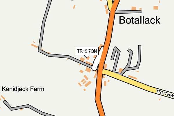 TR19 7QN map - OS OpenMap – Local (Ordnance Survey)