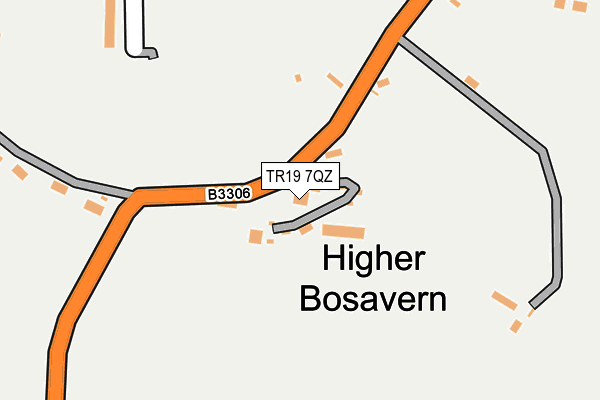 TR19 7QZ map - OS OpenMap – Local (Ordnance Survey)