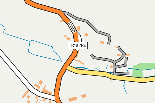 TR19 7RE map - OS OpenMap – Local (Ordnance Survey)