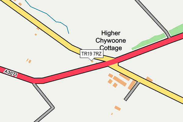 TR19 7RZ map - OS OpenMap – Local (Ordnance Survey)