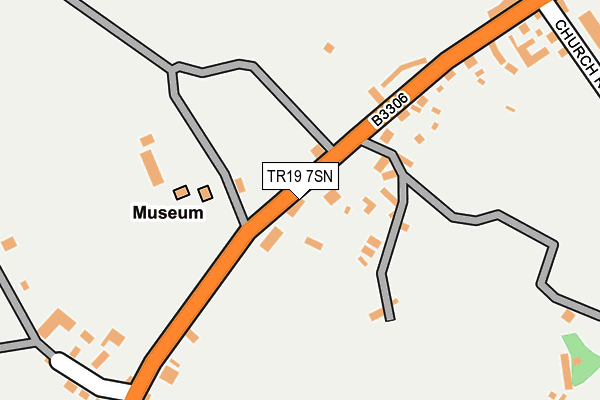 TR19 7SN map - OS OpenMap – Local (Ordnance Survey)
