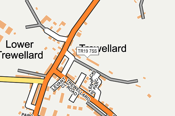 TR19 7SS map - OS OpenMap – Local (Ordnance Survey)