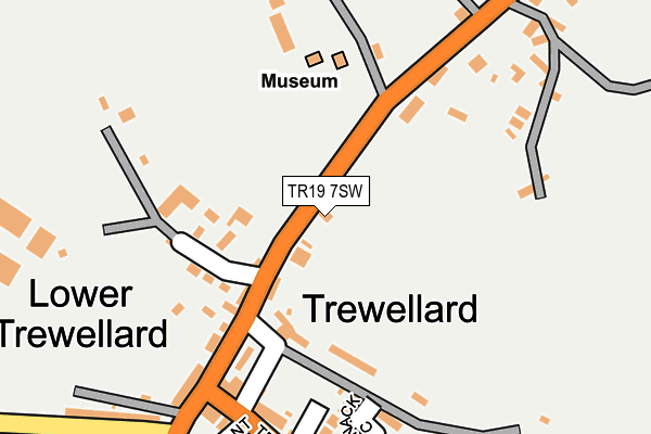 TR19 7SW map - OS OpenMap – Local (Ordnance Survey)